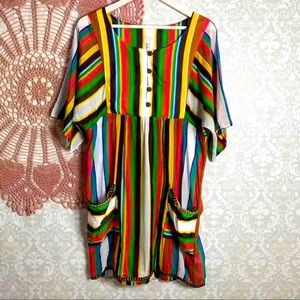 Milly Cabana Silk Blend Dress Swim Coverup